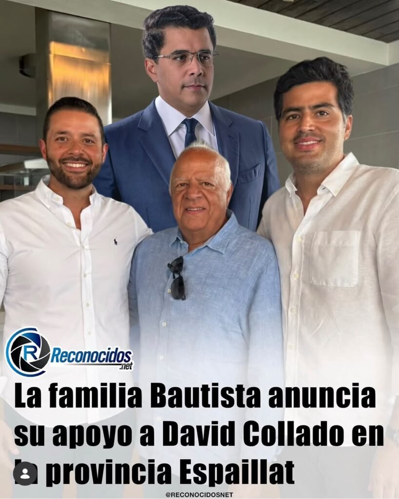 David Collado recibe respaldo de miembros de la familia Bautista en Espaillat