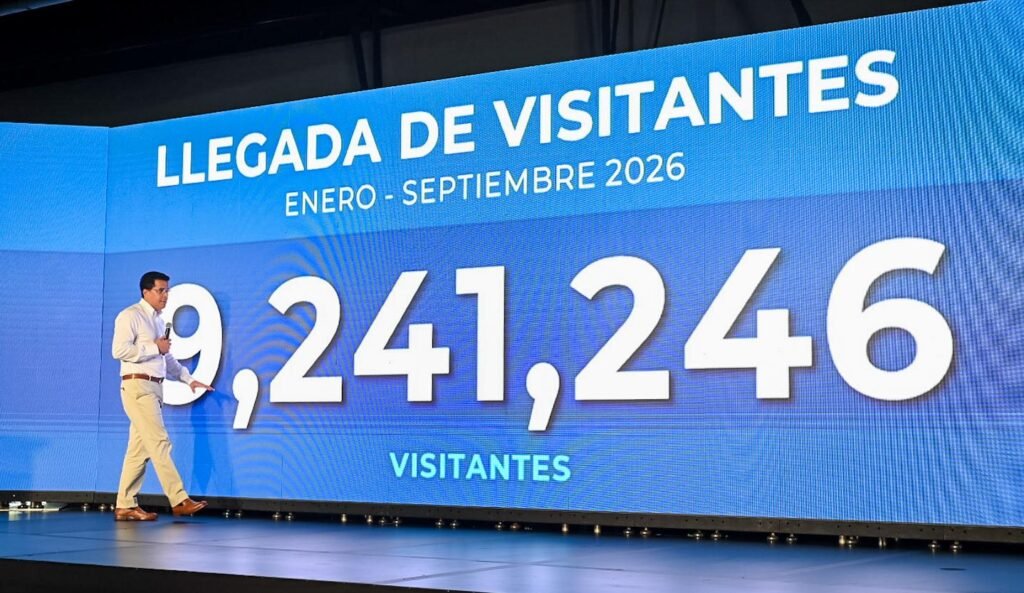 RD recibe más 9,2 millones de visitantes hasta septiembre