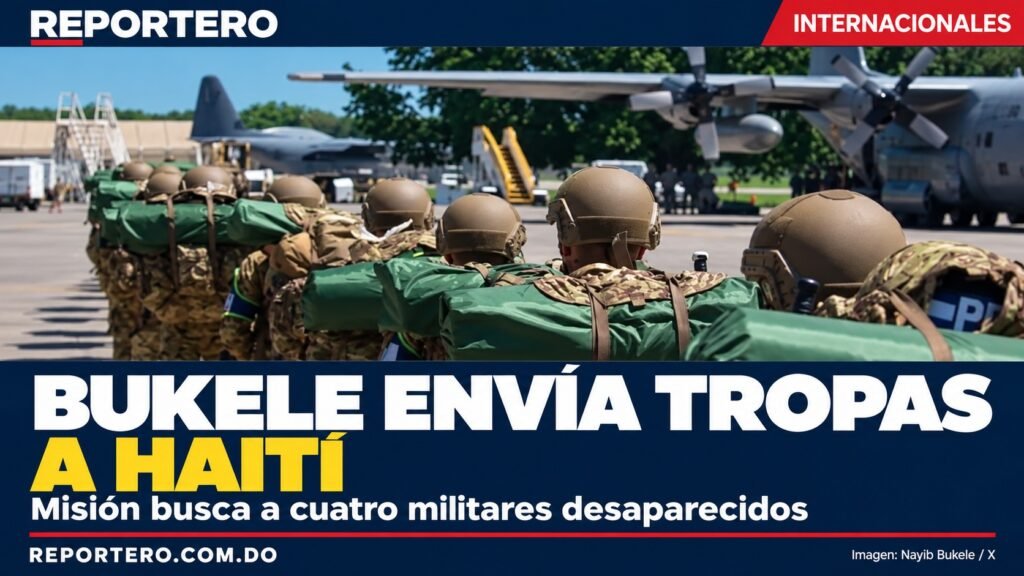 Bukele defiende envío de tropas a Haití para rescatar a cuatro militares desaparecidos